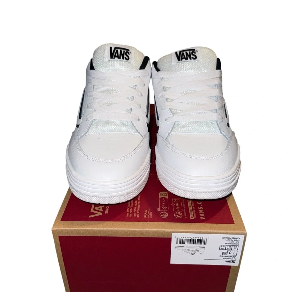 Vans Big Kids Hylane (White/Black) - Picture 1 of 6